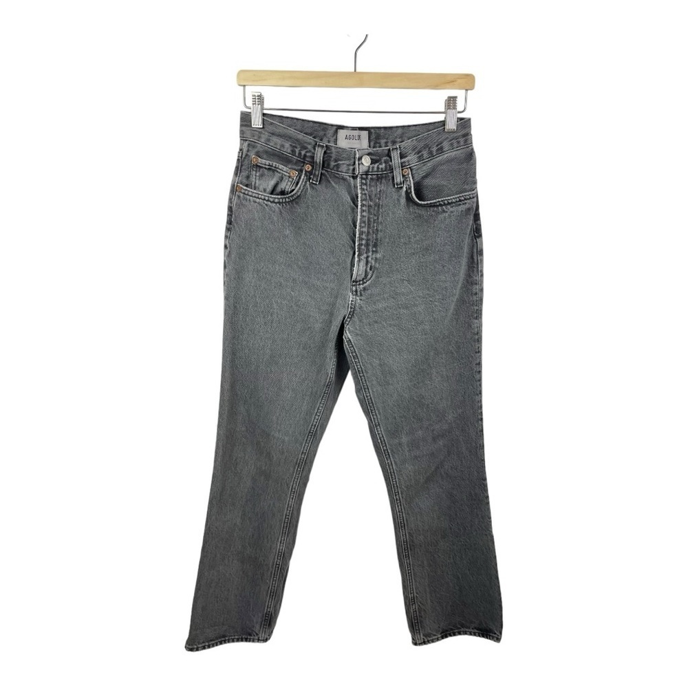 AGOLDE 90s Jeans in Black Vintage Wash Size 27 - Picture 3 of 7